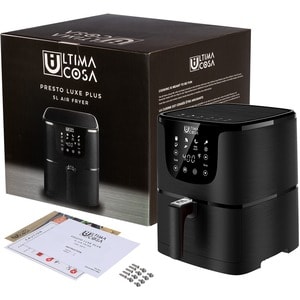 Ultima Cosa Presto Luxe Plus Air Fryer 5L (Black) - 5 L Oil - 2.27 kg Food - Black