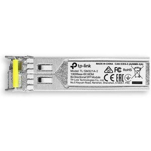 SFP (mini-GBIC) TP-Link TL-SM321A - Per Rete ottica, Data networking, Server - Fibra ottica - Modalità singola - Ethernet 