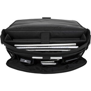 Lenovo Carrying Case (Messenger) for 39.6 cm (15.6") Notebook - Black - Water Resistant - Nylon Body - Polyester Exterior 