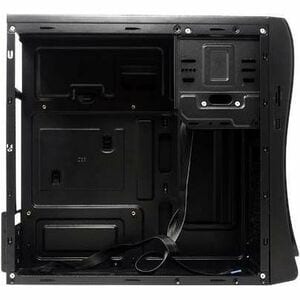 EVOTEC Gabinete para computadora gamer - Mini ATX, Micro ATX Placa base admitida - Minitorre - Metálico - Negro - 600W - F