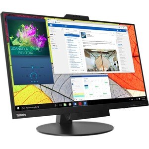 Lenovo ThinkCentre Tiny-In-One 27 27" Class Webcam WQHD LED Monitor - 16:9 - Black - 68.6 cm (27") Viewable - In-plane Swi