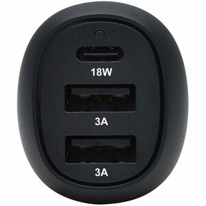 Tripp Lite series Auto Adapter - 36 W - 12 V DC Input - 5 V DC, 9 V DC, 12 V DC Output - 3 A - Black