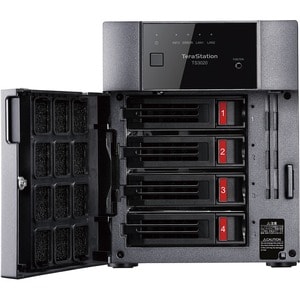 BUFFALO TeraStation 3420DN 4-Bay Desktop NAS 4TB (2x2TB) with HDD NAS Hard Drives Included 2.5GBE / Computer Network Attac