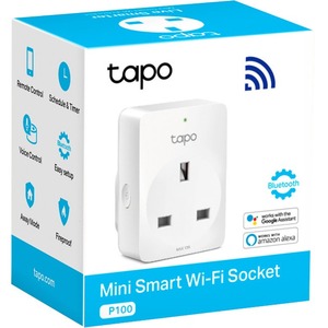 TP-Link Tapo P100 Smart Plug - 10 A - Alexa, Google Assistant Unterstützt