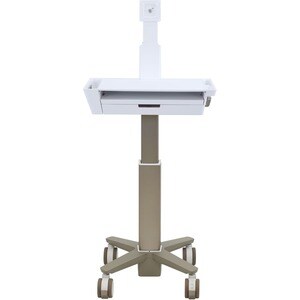Ergotron CareFit Slim 2.0 LCD Medical Cart - 9.07 kg Capacity - 3 Casters - 101.60 mm Caster Size - Aluminium - 457.2 mm W