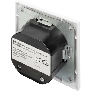 ASSMANN Electronic DA-70618, Weiß, 250 V, 50 Hz, 5 V, 3,1 A, 90 mm