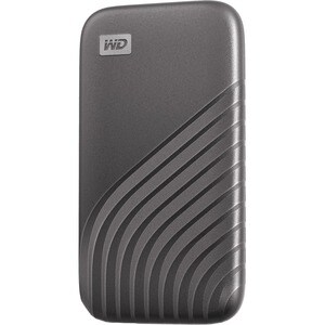WD My Passport WDBAGF0010BGY-WESN 1 TB Portátil Unidade de estado sólido - Externo - Cinza Espacial - USB 3.2 (Gen 2) Tipo