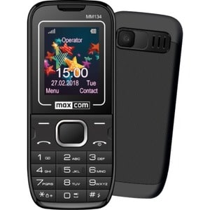 Teléfono básico MaxCom Classic MM134 32 MB - 2G - 4,5 cm (1,8") TFT QVGA 128 x 160 - Single-Core (1 Core) - 32 MB RAM - Ne