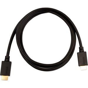 V7 Black Video Cable Pro HDMI Male to HDMI Male 2m 6.6ft - V7 Black Video Cable Pro HDMI Male to HDMI Male 2m 6.6ft48 Gbps