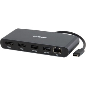 CalDigit Docking Station - for Notebook - 15 W - Thunderbolt 3 - 3 x USB Ports - 1 x USB 2.0 - 1 x USB 3.0 - Network (RJ-4