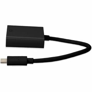 AddOn 20cm (8in) USB 3.1 Type (C) Male to HDMI Female Black Adapter Cable - 1 Pack - 1 x USB 3.1 Type C - Male - 1 x HDMI 