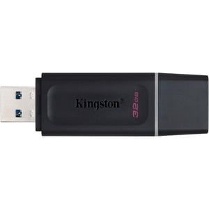Kingston DataTraveler Exodia 32GB USB 3.2 (Gen 1) Flash Drive - 32 GB - USB 3.2 (Gen 1) - Black, White - 5 Year Warranty E