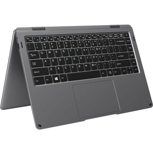 Hyundai HyFlip 13.3" Celeron Laptop, 4GB RAM, 64GB Storage, Expandable M.2 2280 SSD Slot, 2.0MP Camera, Windows 10 Home S 