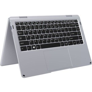 Hyundai HyFlip 13.3" Celeron Laptop, 4GB RAM, 64GB Storage, Expandable M.2 2280 SSD Slot, Touch Screen, 2.0MP Camera, Wind