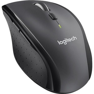 Logitech Marathon M705 Mouse - Radio Frequency - USB - Optical - 7 Button(s) - Charcoal - Wireless - 2.40 GHz - 1000 dpi -
