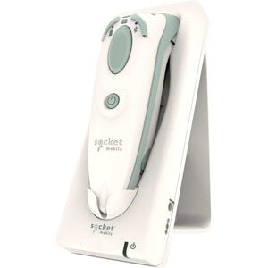 Socket Mobile DuraScan D755 Healthcare Handheld Barcode Scanner - Wireless Connectivity - Green, White - 891.54 mm Scan Di