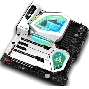 ASRock Z490 AQUA Desktop Motherboard - Intel Z490 Chipset - Socket LGA-1200 - Intel Optane Memory Ready - Extended ATX - 1