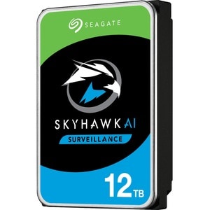 Seagate SkyHawk AI ST12000VE001 12 TB Hard Drive - 3.5" Internal - SATA (SATA/600) - Network Video Recorder, Camera Device