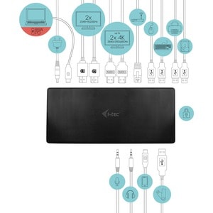 i-tec USB Type C Docking Station for Tablet, Monitor, Notebook - 85 W - 5 x USB 3.0 - USB Type-C - Network (RJ-45) - HDMI 
