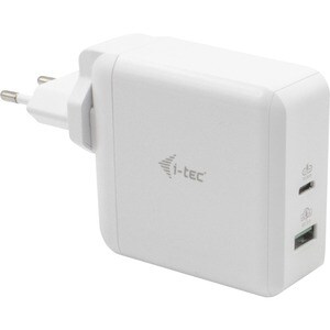 Adattatore CA i-tec - 60 W - 1 Confezione - USB - Per Dispositivo USB tipo C, Computer portatile, Tablet PC, Smartphone, L