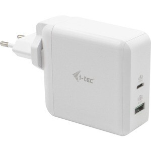 i-tec 60 W AC Adapter - 1 Pack - USB - For USB Type C Device, Notebook, Tablet PC, Smartphone, MP3 Player, Bluetooth Hands