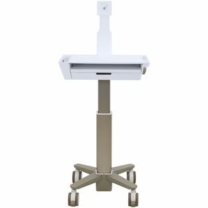 Ergotron CareFit Medizinische Warenkorb - 1 Schubfach - 14,51 kg Belastbarkeit - 4 Rollen - Aluminium, Hochwertiger Kunsts