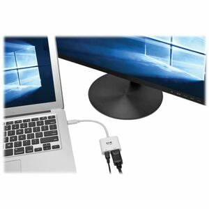 Eaton Tripp Lite Series USB-C to DisplayPort Active Adapter Cable with Equalizer (M/F), UHD 8K, HDR, 60W PD Charging, Whit