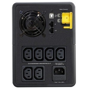 APC by Schneider Electric Back-UPS Line-interactive UPS - 1.60 kVA/900 W - Tower - AVR - 8 Hour Recharge - 36 Second Stand