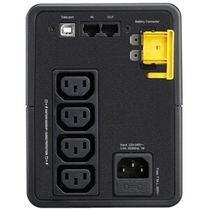 APC by Schneider Electric Back-UPS Line-interactive UPS - 750 VA/410 W - Tower - AVR - 8 Hour Recharge - 12 Second Stand-b