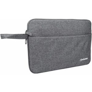Manhattan Funda para NoteBook Gris 14.5" - Exterior resistente al agua, Resistente a Condiciones Ambientales, Resistente a