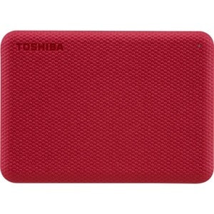 Toshiba Canvio Advance Tragbar Festplatte - 2,5" Extern - 4 TB - Rot - USB 3.2 (Gen 1)