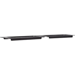 Pannello con setole V7 RMWCBRUSHACCS Per Rack - Acciaio - Nero - 78 mm Altezza x 365 mm Profondità