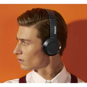 Philips BASS+ SHB3075BK/00 Wireless Over-the-head Stereo Headset - Black - Binaural - Supra-aural - 1000 cm - Bluetooth - 
