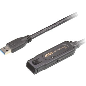 ATEN 15 m USB3.2 Gen1 Extender Cable - 49.21 ft USB Data Transfer Cable for Computer - First End: 1 x USB 3.2 (Gen 1) Type