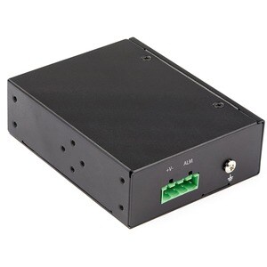 StarTech.com PoE+ Industrial Fiber to Ethernet Media Converter 60W - SFP to RJ45 - SM/MM Fiber to Gigabit Copper IP-30 - F