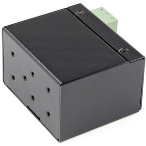 StarTech.com Industrial Fiber to Ethernet Media Converter - 100Mbps SFP to RJ45/CAT6 SM/MM - Fiber to Copper Network - IP-