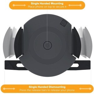 ALOGIC Rapid Air Vent Mount Wireless Charger with Qi Technology - 5 V DC Input - Input connectors: USB - 1
