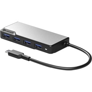 Alogic USB-C Fusion SWIFT 4-in-1 Hub - Space Grey - USB Type C - Portable - 4 USB Port(s) - 4 USB 3.0 Port(s) - Chrome OS,