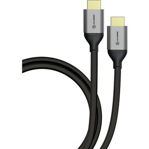 Alogic 2m Ultra 8K HDMI to HDMI Cable - V2.1 - Space Grey - 6.6 ft (2 m) HDMI A/V Cable for Audio/Video Device, Notebook, 