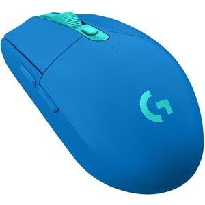 Logitech LIGHTSPEED G305 Gaming Mouse - Wi-Fi - USB - Optical - 6 Button(s) - Blue - Wireless - 12000 dpi