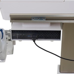 Ergotron Computer, Medizinischer Wagen CPU-Halterung - Weiß - 1,40 kg Belastbarkeit