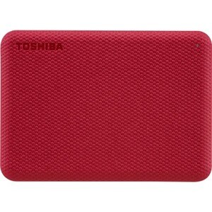 Toshiba Canvio Advance HDTCA40ER3CA 4 TB Portable Hard Drive - 2.5" External - Red - USB 3.2 (Gen 1) - 2 Year Warranty