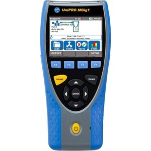 TREND Networks UniPRO MGig1 Solo Plus - R152002 - LAN Cable Testing, Fiber Optic Cable Testing, Cable Length Measurement, 