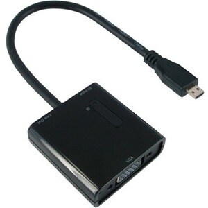 Cavo A/V ITB - 15 cm Micro HDMI/Mini-phone/VGA - for Dispositivo audio/video, Smartphone, Ultrabook, Tablet - Estremità 2: