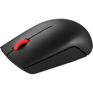 Lenovo Essential Mouse - Radio Frequency - USB - Optical - 3 Button(s) - Black - 1000 dpi - Symmetrical