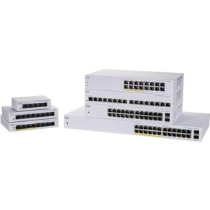 Cisco CBS110. Tipo de switch: Não-gerido, Camada de switches: L2. Tipos de portas ethernet Basic switching RJ-45: Gigabit 