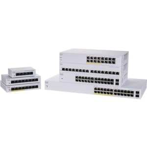 Cisco 110 CBS110-24PP 24 Ports Ethernet Switch - 2 Layer Supported - Modular - 2 SFP Slots - 17.29 W Power Consumption - 1