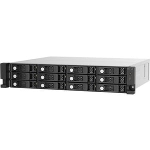 QNAP TL-R1220SEP-RP Drive Enclosure SATA/600 - Mini-SAS HD Host Interface - 2U Rack-mountable - Hot Swappable Bays - 12 x 