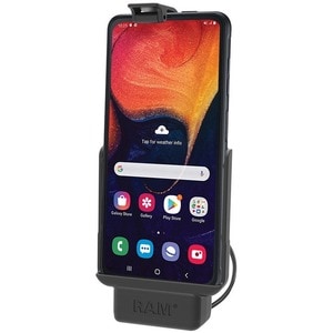 RAM Mounts Powered Dock for Samsung XCover Pro - Docking - Smartphone - Charging Capability - USB Type A - Black