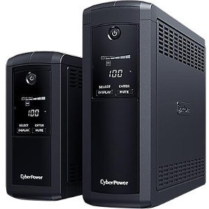 CyberPower Value Pro VP700ELCD Line-interactive UPS - 700 VA/390 W - Tower - AVR - 8 Hour Recharge - 1 Minute Stand-by - 2